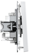 фото Выключатель двухклавишный Systeme Electric GAL000151S