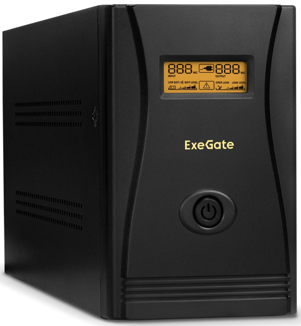 

Источник бесперебойного питания Exegate SpecialPro Smart LLB-2200.LCD.AVR.EURO.RJ.USB EP285531RUS 2200VA/1300W, LCD, AVR, 4 евророзетки, RJ45/11, USB,, SpecialPro Smart LLB-2200.LCD.AVR.EURO.RJ.USB