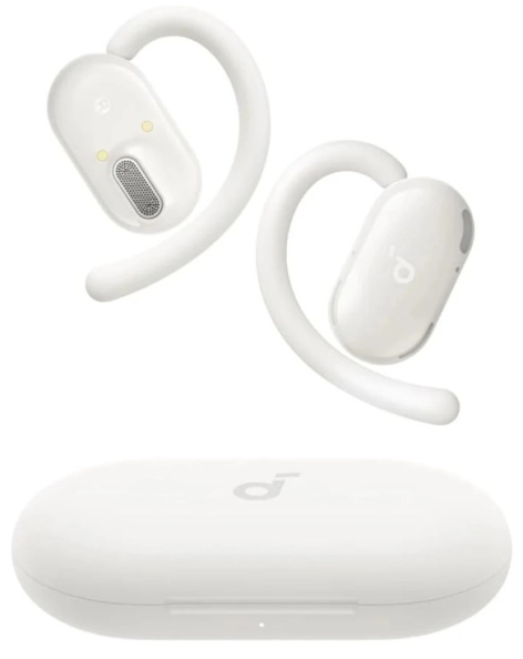 Изображение товара Беспроводные наушники Soundcore V20i с микрофоном и зарядным кейсом Белый