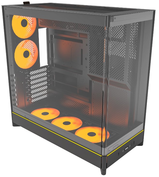 

Корпус ATX Montech HS02 PRO BLACK без БП, 2*USB 3.0, HS02 PRO BLACK