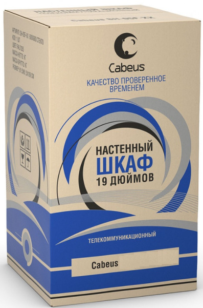 фото Шкаф настенный 19", 9U Cabeus SH-05F-9U60/60m в Воронеже
