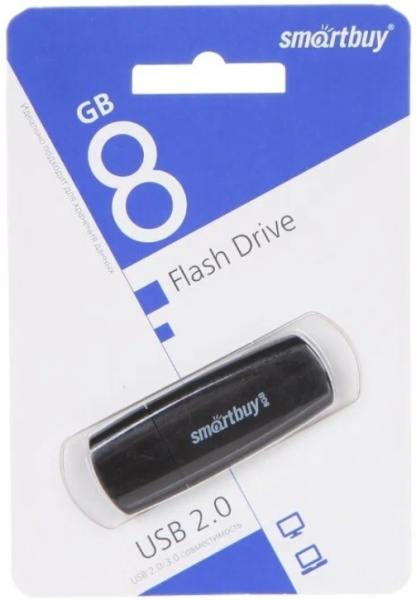 фото Накопитель USB 2.0 8GB SmartBuy SB008GB2SCK в Омске