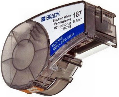 

Трубка Brady M21-187-C-342 brd110924 теромусадочная, 8.5 мм/2.10м (d3.8 мм), черный на белом, M21-187-C-342