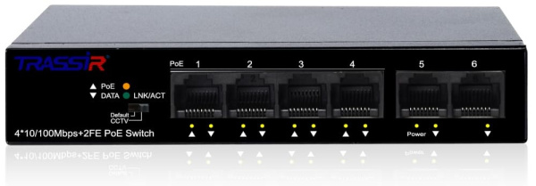 фото Коммутатор неуправляемый TRASSIR TR-NS1106-60-4POE в Екатеринбурге