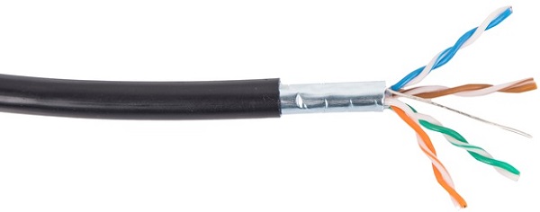 

Кабель витая пара U/UTP 5e кат. 4 пары Datarex DR-140103 23AWG(0.52 мм), медь, одножильный (solid), внешний, PE, чёрный, уп/305м, DR-140103