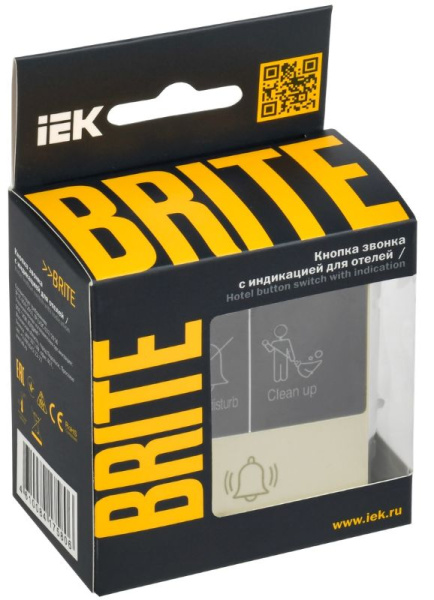 фото Кнопка звонка  IEK BR-V14-2-10-K10 в Ростове-на-Дону