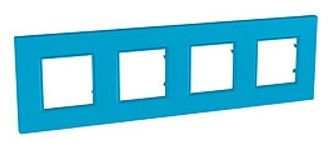 Изображение товара Рамка Schneider Electric MGU4.708.26 для электропанелей 4 поста серия Unica Quadro