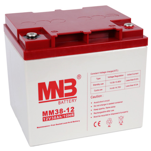 

Батарея MNB MM38-12 12V, B4(M6), 38Ач, MM38-12