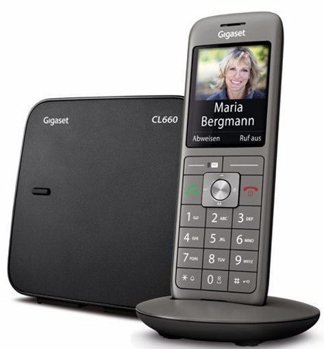 

Телефон DECT Gigaset CL660A SYS RUS S30852-H2824-S321 черный автооветчик АОН, CL660A SYS RUS
