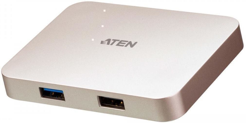 

Консоль KVM UH3235-AT ATEN USB-C 4K Ultra Mini Dock with Power Pass-through, UH3235-AT