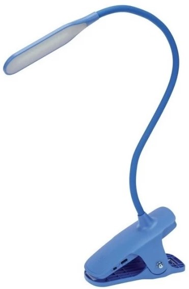 

Светильник Rexant 609-034 настольный Click 4Вт, LED, 4000К, диммируемый 3 ступени, заряжаемый, на прищепке, синий, 609-034