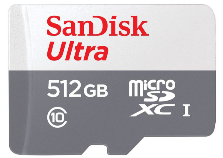 

Карта памяти 512GB SanDisk SDSQUNR-512G-GN3MN Ultra microSDXC C10 U1 UHS-I 100MB/S, без адаптера, SDSQUNR-512G-GN3MN