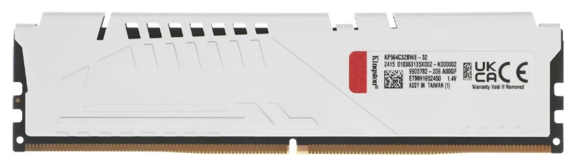

Модуль памяти DDR5 32GB Kingston FURY KF564C32BWE-32 Beast Gaming PC5-51200 6400MHz CL32 1.4V, KF564C32BWE-32