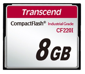 

Карта памяти 8GB Transcend TS8GCF220I 220x Industrial, TS8GCF220I