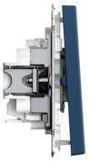 фото Выключатель двухклавишный Systeme Electric GAL001151S
