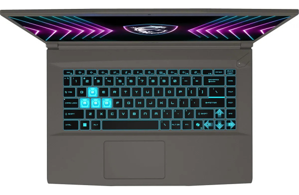 фото Ноутбук MSI B2RVE-3450XRU 15.6" (Intel Core 5, 16Гб DDR4, SSD 512 Гб, GeForce RTX 4050, Без ОС) Серый [9S7-16R831-3450]