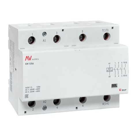 фото Контактор модульный EKF km-av-6-125-40-230V в Екатеринбурге