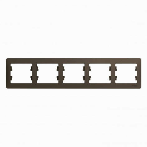 Изображение товара Рамка для электроустановочных изделий Systeme Electric GSL000805 5 постов