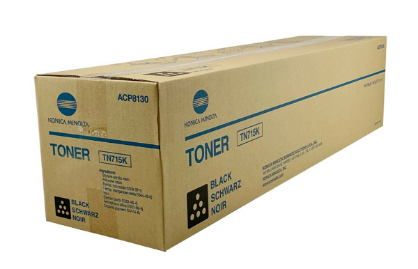 

Тонер-картридж Konica Minolta TN715K ACP8150 bizhub C750i, AP C750i черный, TN715K
