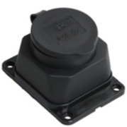 фото Розетка IEK PKR11-016-2-K02