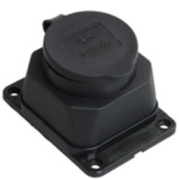 фото Розетка IEK PKR11-016-2-K02