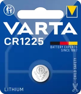 

Батарейка Varta ELECTRONICS CR1225 06225101401 BL1 Lithium 3V (6225) (1/10/100), ELECTRONICS CR1225