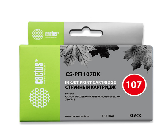 фото Картридж  Cactus CS-PFI107BK в Уфе