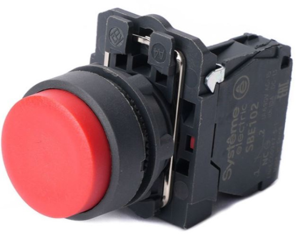 Изображение товара Кнопка управления Systeme Electric SB5AL42 с подсветкой и степенью защиты IP65