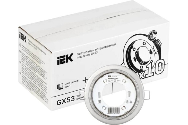 фото Светильник  IEK LUVB0-GX53-1-K23-10 в Омске