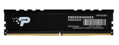 

Модуль памяти DDR5 16GB Patriot Memory PSP516G520081H1 Signature Premium PC5-41600 5200MHz CL42 1.1V, PSP516G520081H1