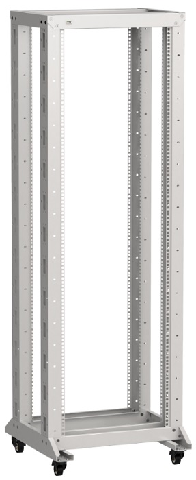 

Стойка ITK LF35-24U66-2RM LINEA F 2-рамная на роликах 24U 600х600мм серая, LF35-24U66-2RM