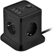 фото Сетевой фильтр Cablexpert TWR-4-U3-B-2