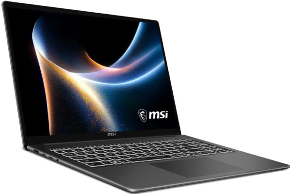 фото Ноутбук MSI MODERN 16S AI+ G3MG-012XRU 16" (Intel Core Ultra 7, 16Гб DDR5, SSD 512 Гб, Arc graphics, Без ОС) Серый [9S7-26U211-012]
