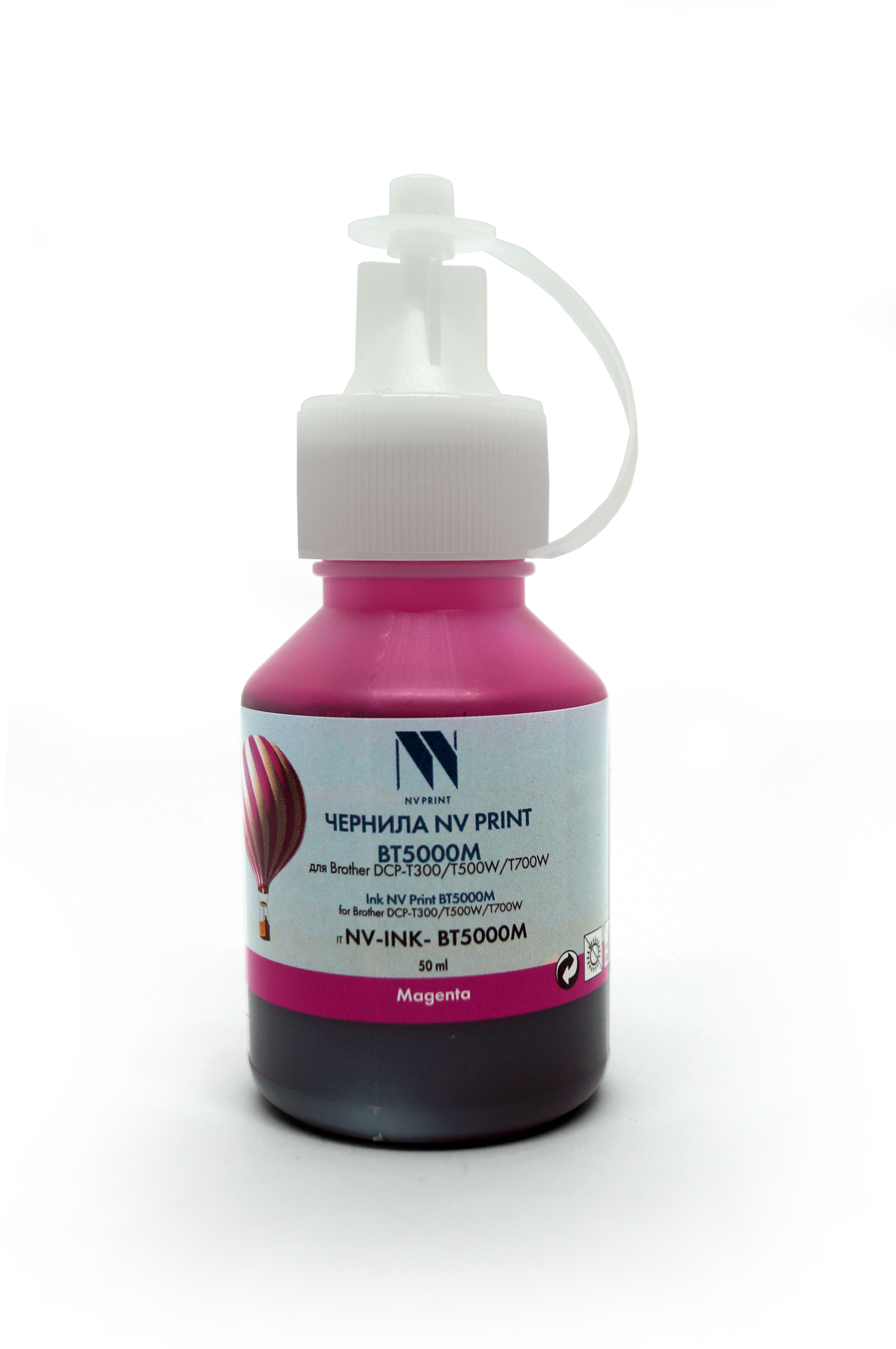 

Чернила NVP NV-INK-BT5000M для Brother DCP-T300/T500W/T700W (50 мл) Magenta, NV-INK-BT5000M