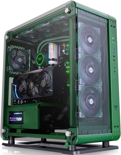 фото Корпус ATX Thermaltake Core P6 Tempered Glass Racing Green в Екатеринбурге