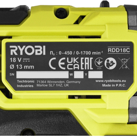 фото Дрель - шуруповерт Ryobi RDD18C-220S в Смоленске