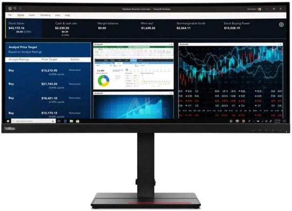 фото Монитор 34" Lenovo ThinkVision P34w-20 в Уфе