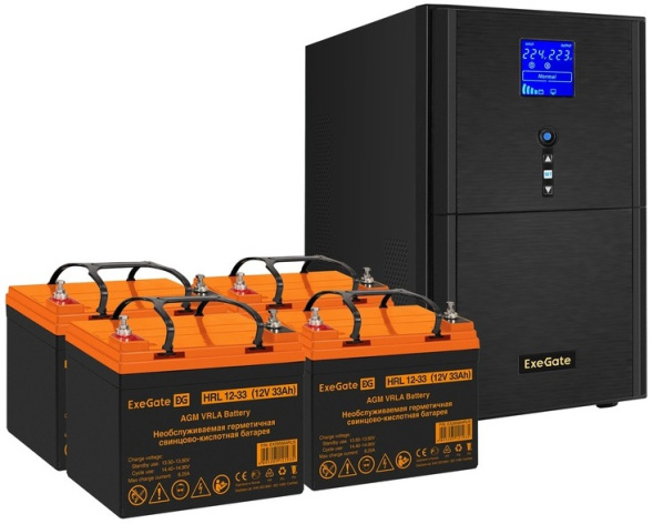 фото Комплект  Exegate SineTower SZ-5000.LCD.AVR.2SH.1C13.T.RJ.USB в Волгограде