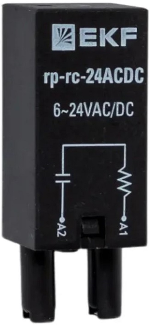 

Модуль защитный EKF rp-rc-24ACDC RC 6-24В AC/DC для промежуточных реле RP AVERES, rp-rc-24ACDC