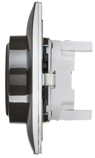 фото Розетка двухместная с заземлением  IEK SK-R21-16-K50-F