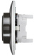 фото Розетка двухместная с заземлением  IEK SK-R21-16-K50-F