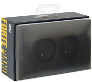 фото Розетка двухместная без заземления  IEK FP-R20-10-1-K03