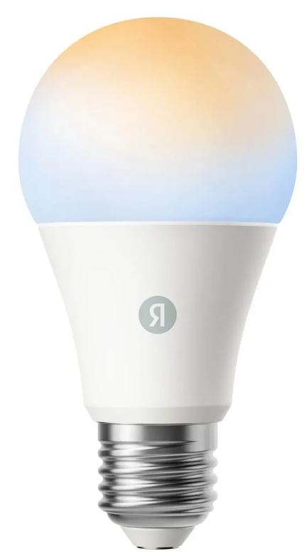 

Лампа Яндекс YNDX-00551 умная, Е27, белая, 806 Лм, Matter over Wi-Fi, YNDX-00551