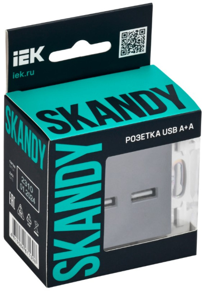 фото Розетка USB  IEK SK-U21-D31-K03 в Казани