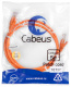 фото Кабель патч-корд U/UTP 5e кат. 1м Cabeus PC-UTP-RJ45-Cat.5e-1m-OR-LSZH