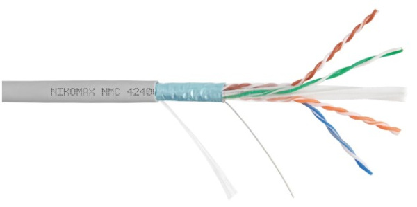 фото Кабель витая пара F/UTP 6 кат. 4 пары NIKOMAX NMC 4240C-GY в Самаре