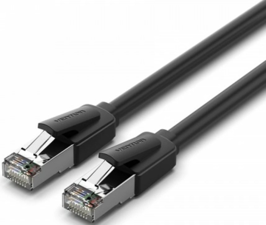 

Патч-корд Vention IKKBF прямой SFTP cat.8 RJ45 - 1м. Черный, IKKBF