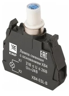 

Лампа сменная c основанием EKF XB4-ESL-B XB4 синяя 24В, XB4-ESL-B