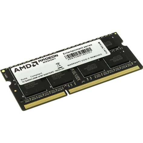 Изображение товара Модуль памяти AMD DDR3L 8 ГБ 1600 МГц SODIMM R538G1601S2SL-UO