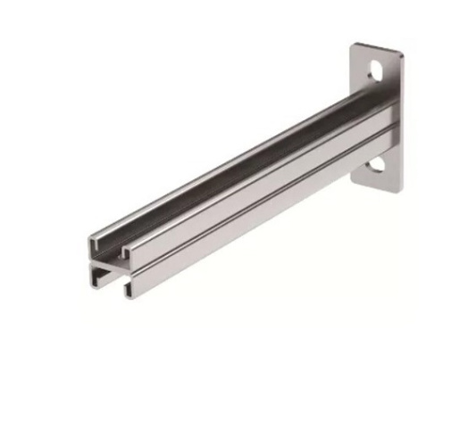 Изображение товара Консоль DKC BBD2120ZL двойная для настенного монтажа из стали с цинковым покрытием 200 мм